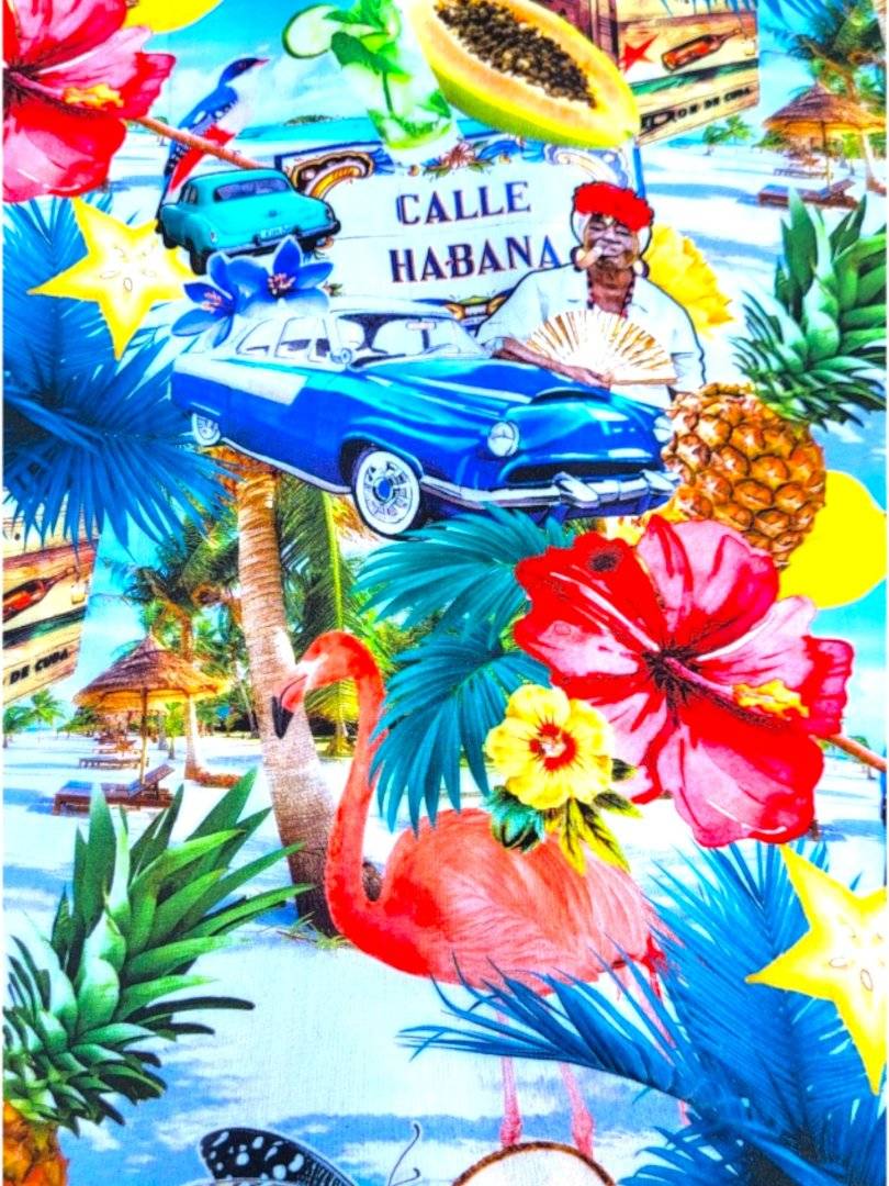 CAMASA FIRST LEVEL CALLE HABBANA  CUBA VASCOZA NATURALA