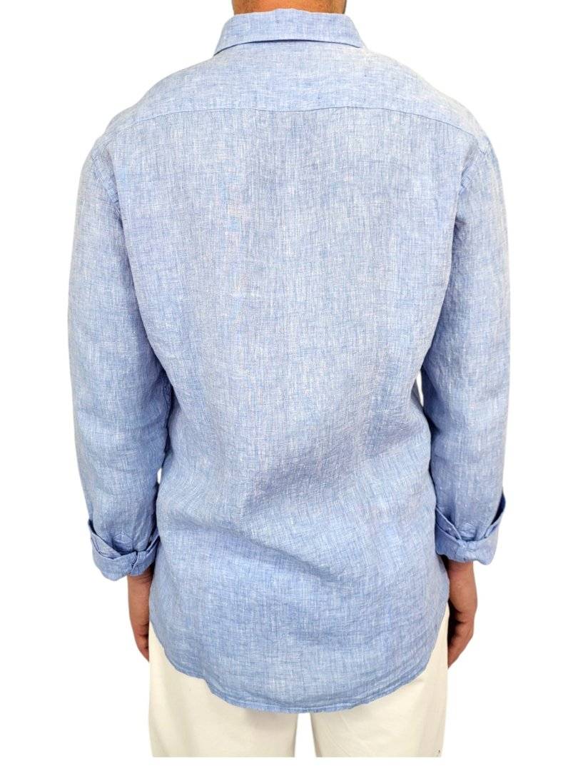 CAMASA FIRST LEVEL PORTOFINO BLEU CIEL  IN 100% 