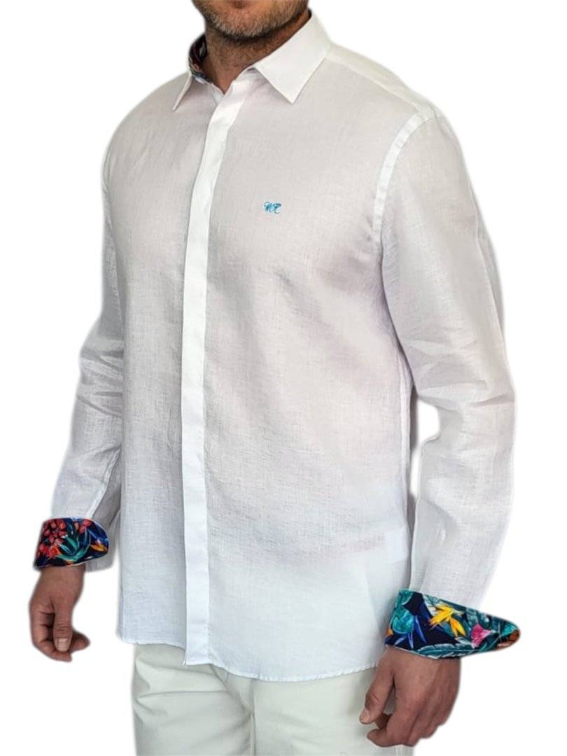 Camasa First Level White Portofino IN 100%