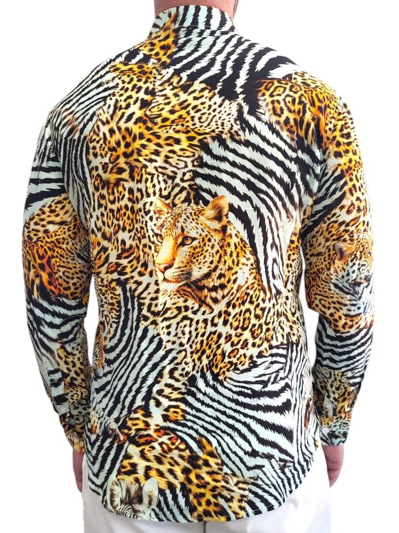  CAMASA LUXURY SILK  --LE TIGRE D''ORE- MATASE 100%