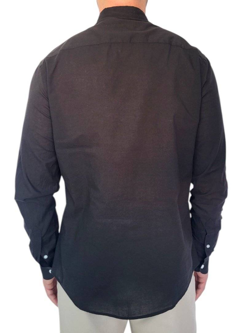 Camasa Premium COTE DAZUR NEGRU ABANOS  BBC100%