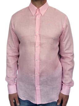 CAMASA FIRST LEVEL PORTOFINO PURE LINEN  OLD PINK IN 100%